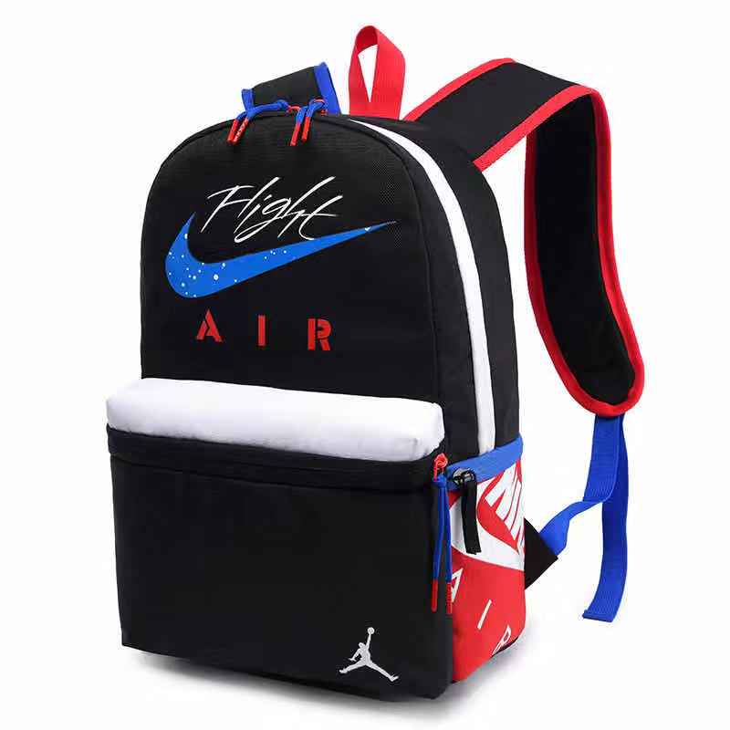 2020 Nike Backpack Jumpman Print Black Blue Red White